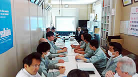 審査立ち会いの様子