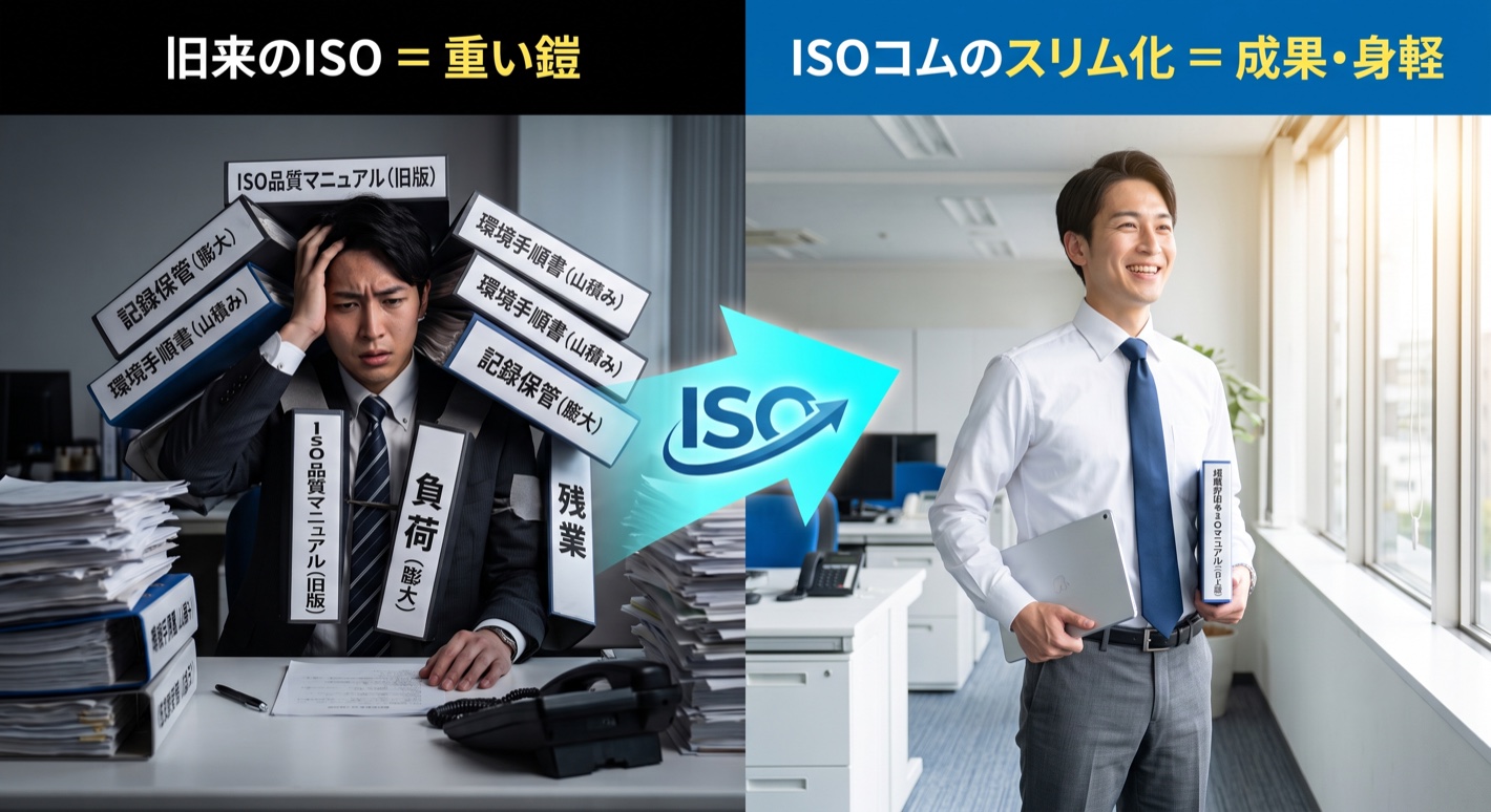 旧来の重いISOから、成果につながる身軽なISOへ
